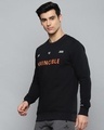 Shop Men Black Printed Slim Fit Sweatshirt-Design