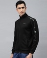 Shop Men Black Slim Fit Sweatshirt-Design
