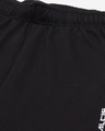 Shop Men Black Solid Slim Fit Mid Rise Joggers-Full