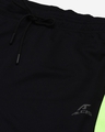 Shop Men Black Solid Slim Fit Mid Rise Sports Shorts-Full