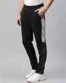 Shop Men Black Solid Slim Fit Pure Cotton Training Track Pants-Design