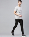 Shop Men Black Solid Stretchable Track Pants