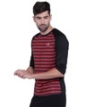 Shop Men's Multicolor Striped Slim Fit T-shirt-Design