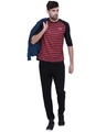 Shop Men's Multicolor Striped Slim Fit T-shirt