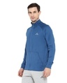 Shop Men Blue Slim Fit Jacket-Design