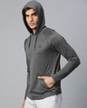 Shop Men Grey Self Design Slim Fit Sweatshirt-Design