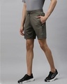Shop Men Charcoal Grey Solid Slim Fit Training Shorts-Design