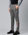 Shop Men's Charcoal Grey Solid Slim Fit Track Pants-Design