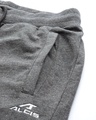 Shop Men's Charcoal Grey Solid Slim Fit Track Pants
