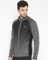 Shop Men Grey Printed Slim Fit Jacket-Design