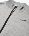 Shop Men Grey Slim Fit Sweatshirt-Full