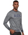 Shop Men Grey Slim Fit Sweatshirt-Full