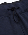 Shop Men Navy Blue Solid Slim Fit Sports Shorts-Full