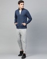 Shop Men Blue Slim Fit Jacket