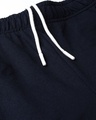 Shop Men Navy Blue Straight Fit Solid Joggers-Full
