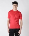 Shop Men's Red Slim Fit T-shirt-Front