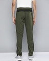 Shop Men's Olive Green Mid Rise Slim Fit Track Pants-Design