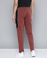 Shop Men's Red Mid Rise Slim Fit Track Pants-Design