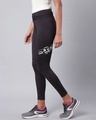 Shop Women's Black Rapid Dry Solid Cropped Training Tights-Design