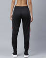 Shop Women Black Solid Slim Fit Track Pants-Design