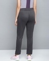 Shop Women Charcoal Grey Solid Track Pants