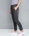 Shop Women Charcoal Grey Solid Track Pants-Design