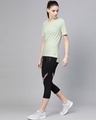 Shop Women's Green Slim Fit T-shirt