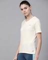 Shop Women's White Slim Fit T-shirt-Design