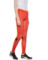 Shop Women's Orange Grey Abstract Print Tights-Full