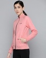 Shop Women Pink Slim Fit Jacket-Design