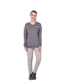 Shop Women's Grey Slim Fit Sweatshirt