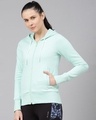 Shop Women Green Slim Fit Jacket-Design