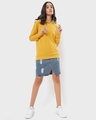Shop Women's Yellow Hoodie-Full