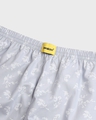 Shop Women's Grey All Over Floral Printed Boxers