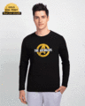 Shop All The Avengers Full Sleeve T-Shirt (AVL) (GOLD PRINT)-Front