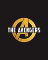 Shop All The Avengers Full Sleeve T-Shirt (AVL) (GOLD PRINT)