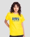 Shop All We Have Boyfriend T-Shirt Pineapple Yellow-Front