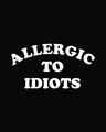 Shop Allergic To Idiots Boyfriend T-Shirt-Full