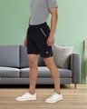 Shop Fresco Slim Fit Cotton Knitted Shorts