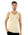Shop Pack Of 3 Men's  Fresco Slim Fit Cotton Vest-Full