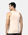 Shop Fresco Slim Fit Cotton Vest   Tan-Full
