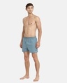 Shop Pack of 2 Men's Grey & Maroon Cotton Boxers-Full