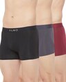 Shop Pack of 3 Men's Rico Solid Organic Cotton Trunk-Front