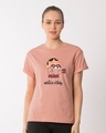 Shop Almost Ready Shinchan Boyfriend T-Shirt (SCL)-Front
