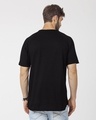 Shop Alpha Class Half Sleeve Longline T-Shirt Black-Design