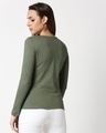 Shop Alpha Green Full Sleeve Henley T-Shirt-Full