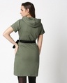 Shop Alpha Green Women's Hoodie Dress-Full