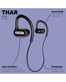 Shop Unisex Black & Silver In The Ear Bluetooth Headphone