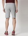 Shop Grey Melange Shorts-Full