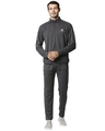 Shop Colorblock Men Grey Track Suit-Front
